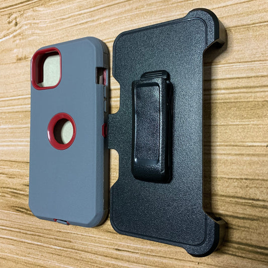 GRAY & RED IPHONE 15 ONLY