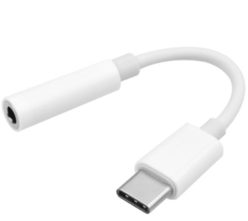 Universal USB C to 3.5mm AUX Headphone Adapter Type C Cable For Android White