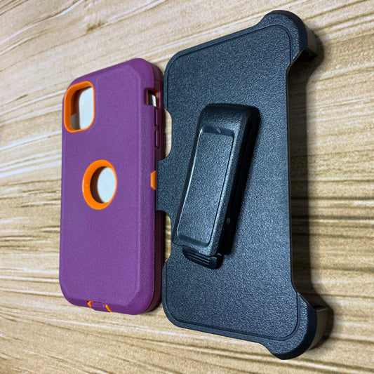 DARK PURPLE & ORANGE IPHONE 15 ONLY