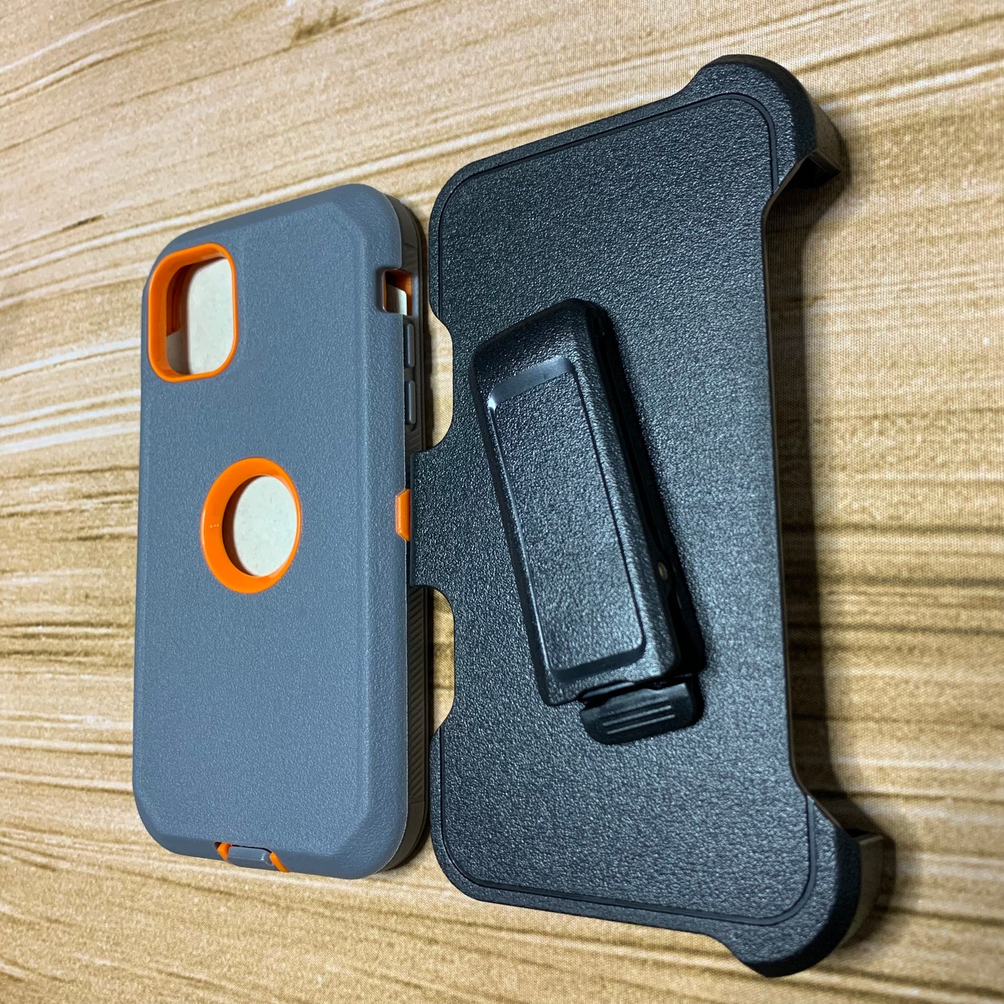 GRAY & ORANGE IPHONE 12/12 PRO ONLY