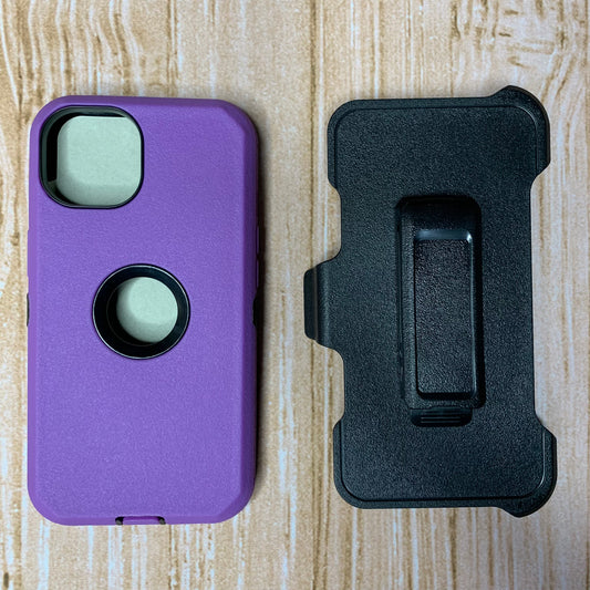 PURPLE & BLACK IPHONE 15+ ONLY