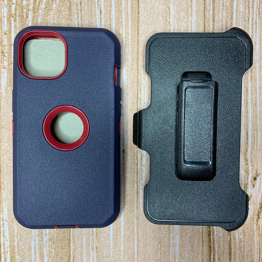 NAVY BLUE & RED IPHONE 7+/8+ ONLY