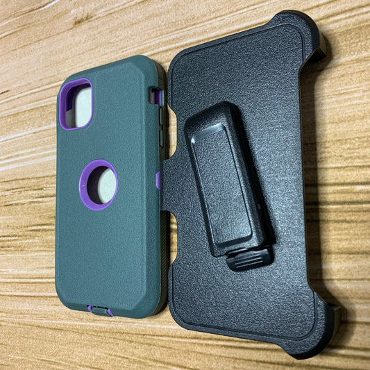 CHARCOAL GRAY & PURPLE IPHONE 12/12 PRO ONLY