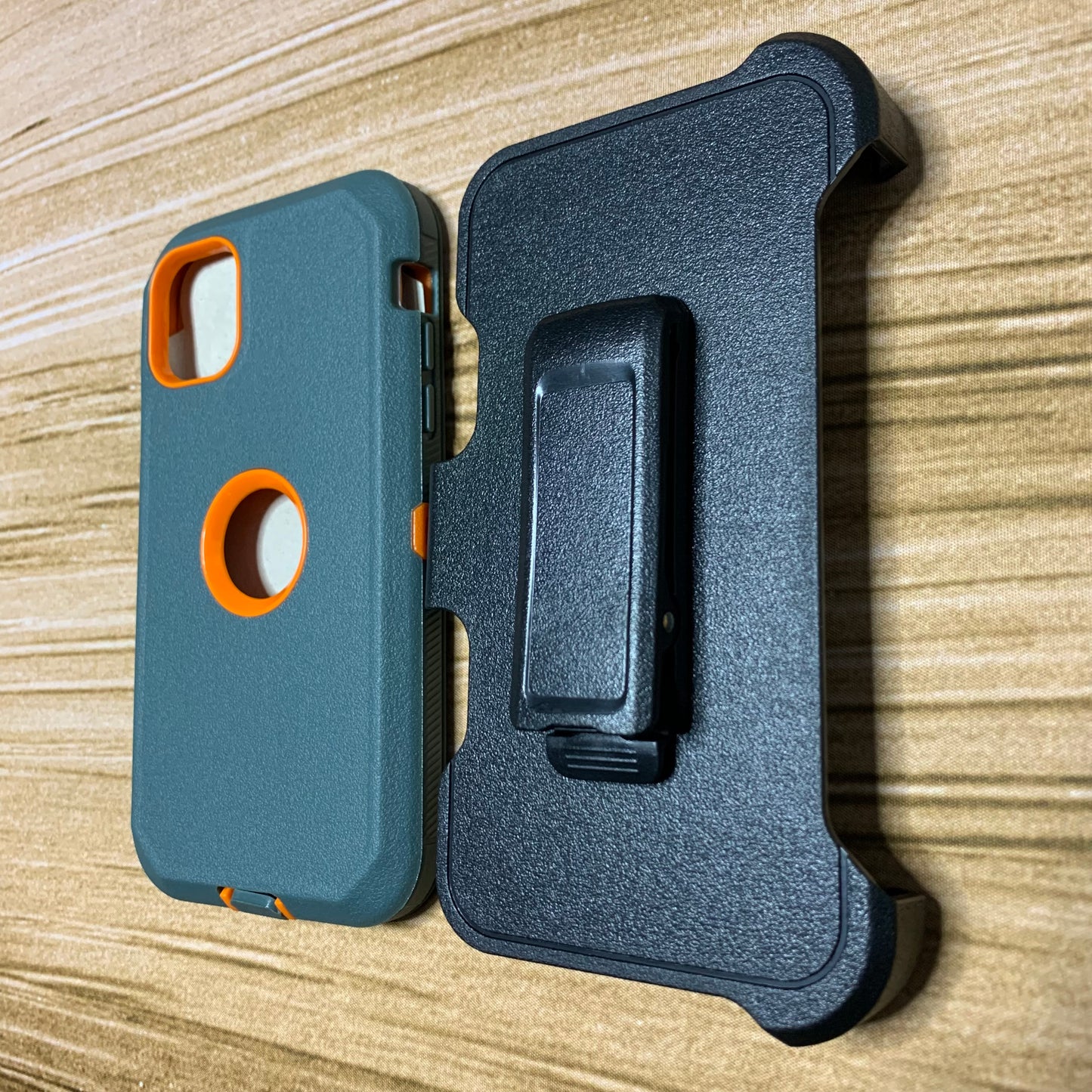 CHARCOAL GRAY & ORANGE IPHONE 12/12 PRO ONLY