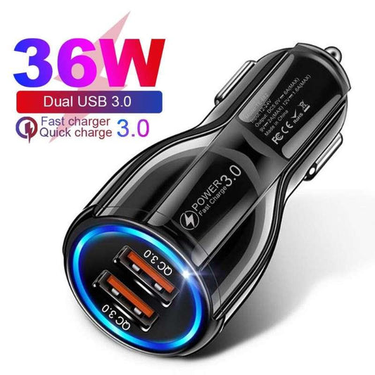 FAST DUAL USB CAR CHARGER
