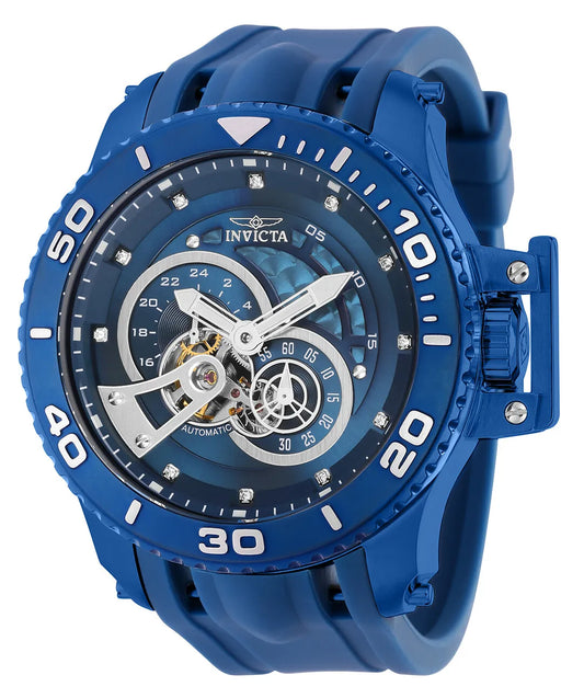 Invicta Men's IN-36115 50mm Blue Dial Automatic Watch